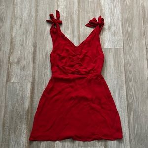 Reformation red dress